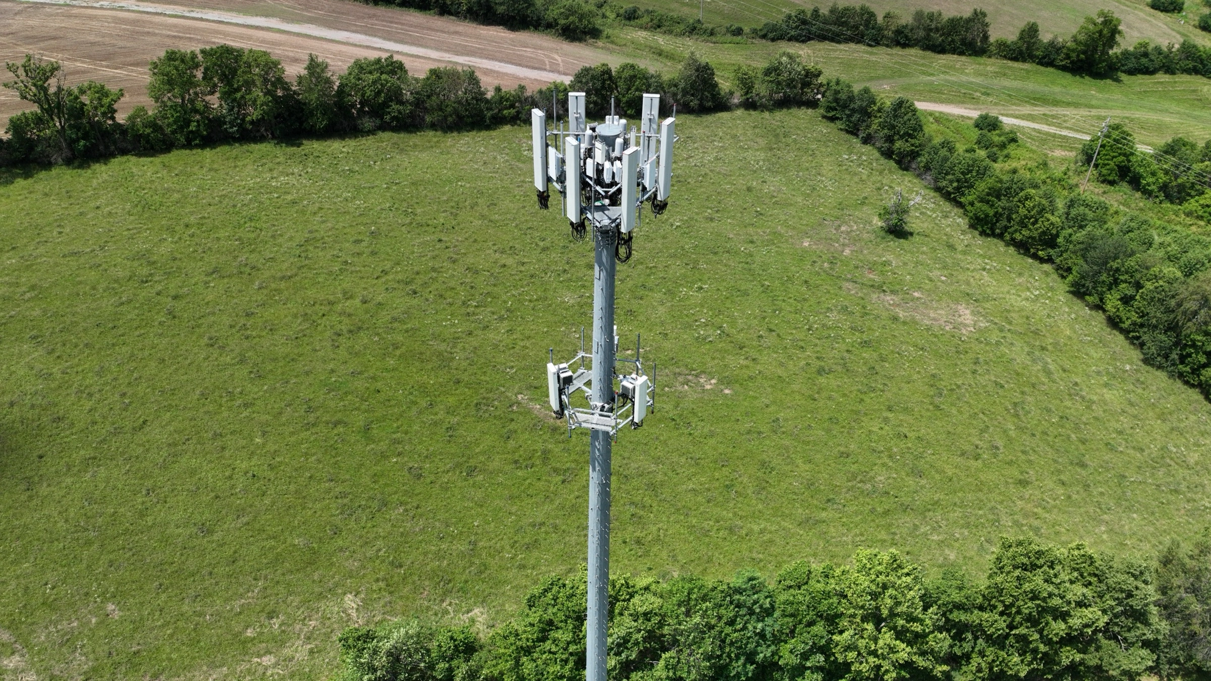 Cell Tower Gaussian Digital Twin — Interactive inspection twin · Point cloud